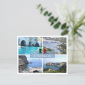 IT Italien - Latium - Ponza - Postkarte (Stehend Vorderseite)