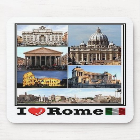 IT Italien - Latium - Rom - Mousepad (Vorne)