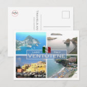IT Italien - Latium - Ventotene - Postkarte (Vorne/Hinten)