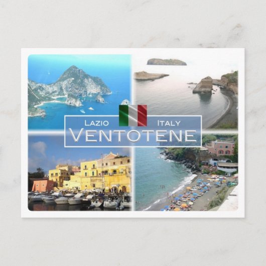 IT Italien - Latium - Ventotene - Postkarte (Vorderseite)