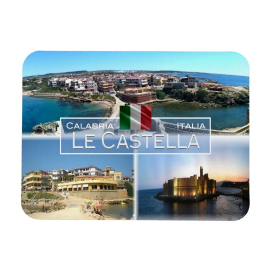 IT Italien - Le Castella - Castello Aragonese - Magnet (Horizontal)