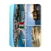 IT Italien - Le Castella - Castello Aragonese - Magnet (Vertikal)