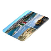 IT Italien - Le Castella - Schloss Aragonese - Magnet (Linke Seite)