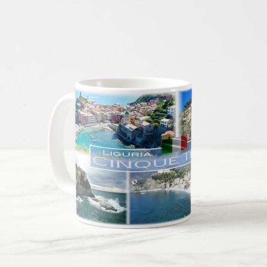 IT Italien - Ligurien - Cinque Terre - Kaffeetasse (Vorderseite Links)