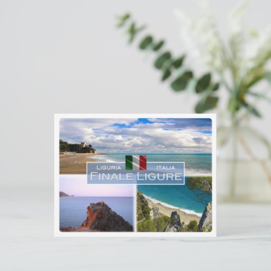IT Italien - Ligurien - Finale Ligure - Postkarte (Stehend Vorderseite)