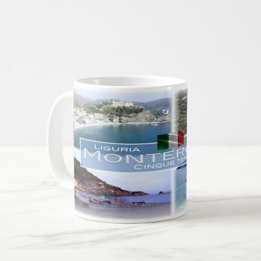 IT Italien - Ligurien - Monterosso - Kaffeetasse (Vorderseite Links)