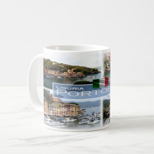 IT Italien - Ligurien - Portofino - Kaffeetasse (Vorderseite Links)