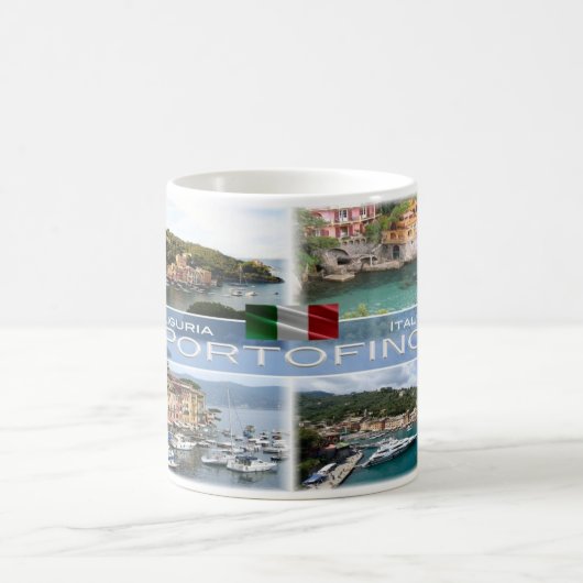 IT Italien - Ligurien - Portofino - Kaffeetasse (Mittel)