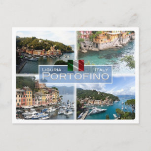 IT Italien - Ligurien - Portofino - Postkarte