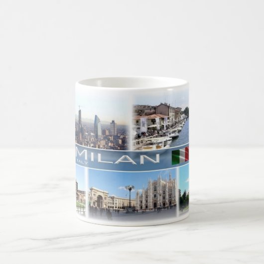 IT Italien - Lombardei - Mailand - Kaffeetasse (Mittel)