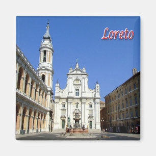 IT - Italien - Loreto - Piazza della Madonna Magnet