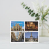 IT Italien - Mailand - Lombardei - Postkarte (Stehend Vorderseite)