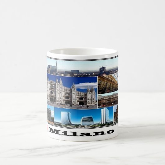 IT Italien - Mailand Mailand - Kaffeetasse (Mittel)