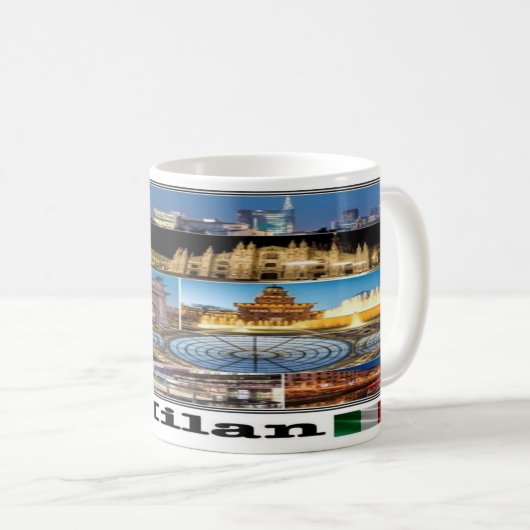 IT Italien - Mailand Mailand - Kaffeetasse (VorderseiteRechts)