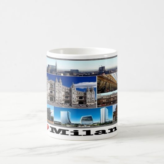 IT Italien - Mailand Mailand - Kaffeetasse (Mittel)