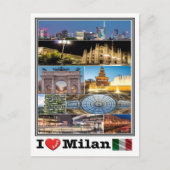 IT Italien - Mailand - Postkarte (Vorderseite)