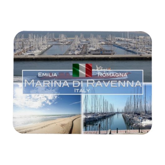 IT Italien - Marina di Ravenna - Magnet (Horizontal)
