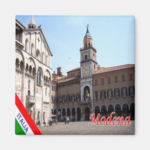 IT - Italien - Modena - Rathaus und Kathedrale Magnet