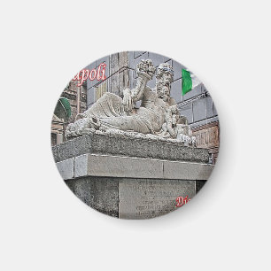 IT - Italien - Neapel - Gottes Statue Nil Magnet