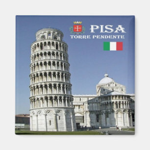 IT - Italien - Pisa - Leuchtturm Magnet