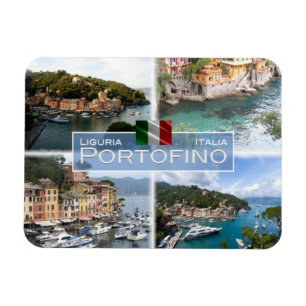 IT Italien - Portofino - Baia - Molo e Scogliera - Magnet