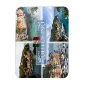 IT Italien - Portofino - Baia - Molo e Scogliera - Magnet (Vertikal)