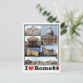 IT Italien - Rom - Postkarte (Stehend Vorderseite)