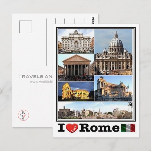 IT Italien - Rom - Postkarte (Vorne/Hinten)