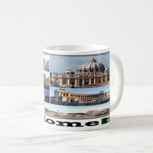 IT Italien - Rom Roma - Kaffeetasse (VorderseiteRechts)