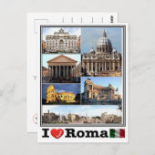 IT Italien - Roma - Postkarte (Vorne/Hinten)