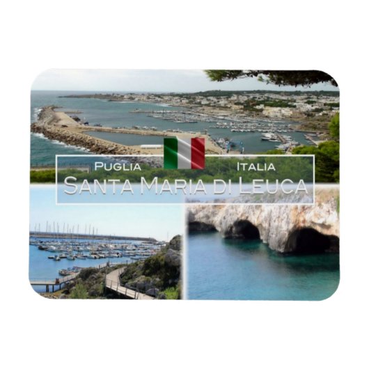 IT Italien - Santa Maria di Leuca - Magnet (Horizontal)