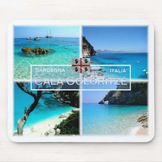 IT Italien - Sardinien - Baunei - Mousepad (Vorne)