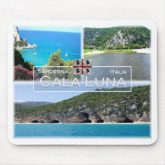 IT Italien - Sardinien - Cala Luna - Mousepad (Vorne)