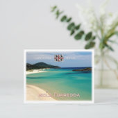 IT Italien - Sardinien - Isola Tuaredda - Postkarte (Stehend Vorderseite)