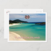 IT Italien - Sardinien - Isola Tuaredda - Postkarte (Vorne/Hinten)