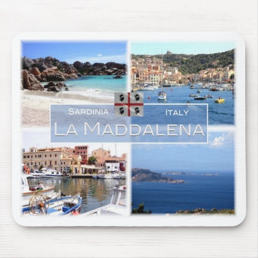IT Italien - Sardinien - La Maddalena - Mousepad (Vorne)