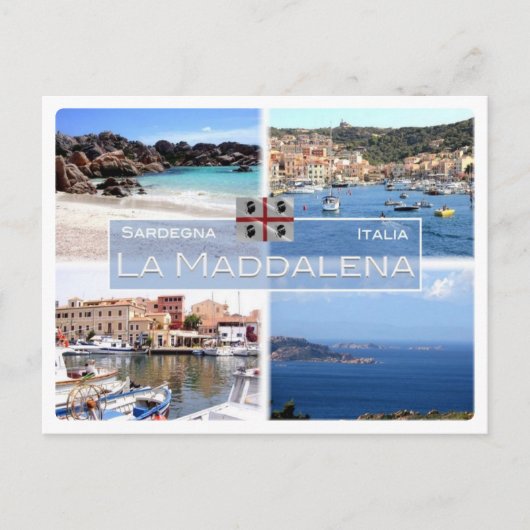 IT Italien - Sardinien - La Maddalena - Postkarte (Vorderseite)