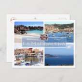 IT Italien - Sardinien - La Maddalena - Postkarte (Vorne/Hinten)