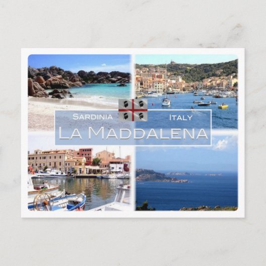 IT Italien - Sardinien - La Maddalena - Postkarte (Vorderseite)