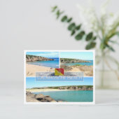 IT Italien - Sizilien - Calamosche Beach - Postkarte (Stehend Vorderseite)