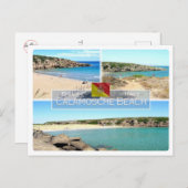 IT Italien - Sizilien - Calamosche Beach - Postkarte (Vorne/Hinten)