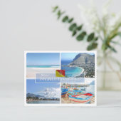 IT Italien - Sizilien - Golf von Mondello - Postkarte (Stehend Vorderseite)