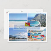 IT Italien - Sizilien - Golf von Mondello - Postkarte (Vorne/Hinten)