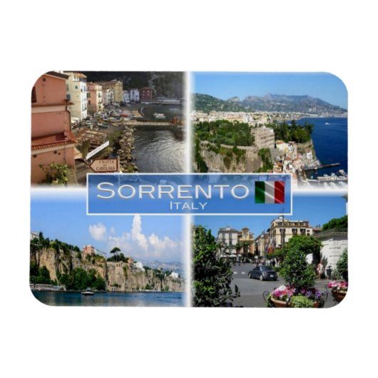 IT Italien - Sorrento - Amalfi Küste - Marina - Magnet (Horizontal)