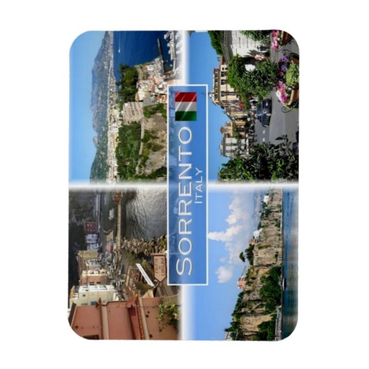 IT Italien - Sorrento - Amalfi Küste - Marina - Magnet (Vertikal)