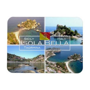 IT Italien - Taormina - Isola Bella - Magnet