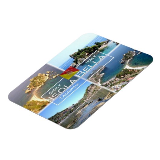 IT Italien - Taormina - Isola Bella - Magnet (Linke Seite)