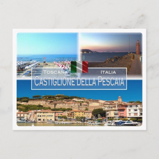 IT Italien - Toscana - Castiglione della Pescaia - Postkarte (Vorderseite)