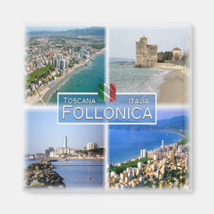 IT Italien # Toskana - Follonica - Pot pourri Magnet