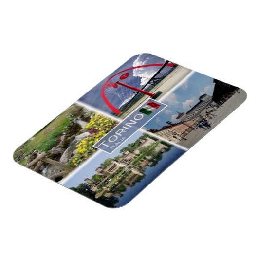 IT Italien - Turin - Magnet (Linke Seite)